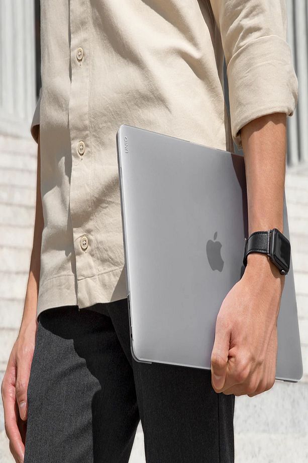 Macbook Air 13.6 Inç M2-m3-m4 A2681 A3113 A3240 Uyumlu Kılıf Claro Mat Koruyucu Kapak - 5