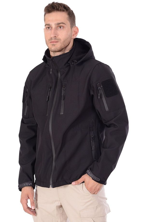 Taktikal Siyah Softshell Taktik Mont 5.11 Modeli - 2