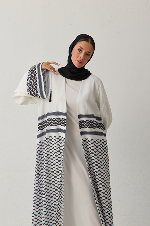 عباية كفية منقوشة - 6