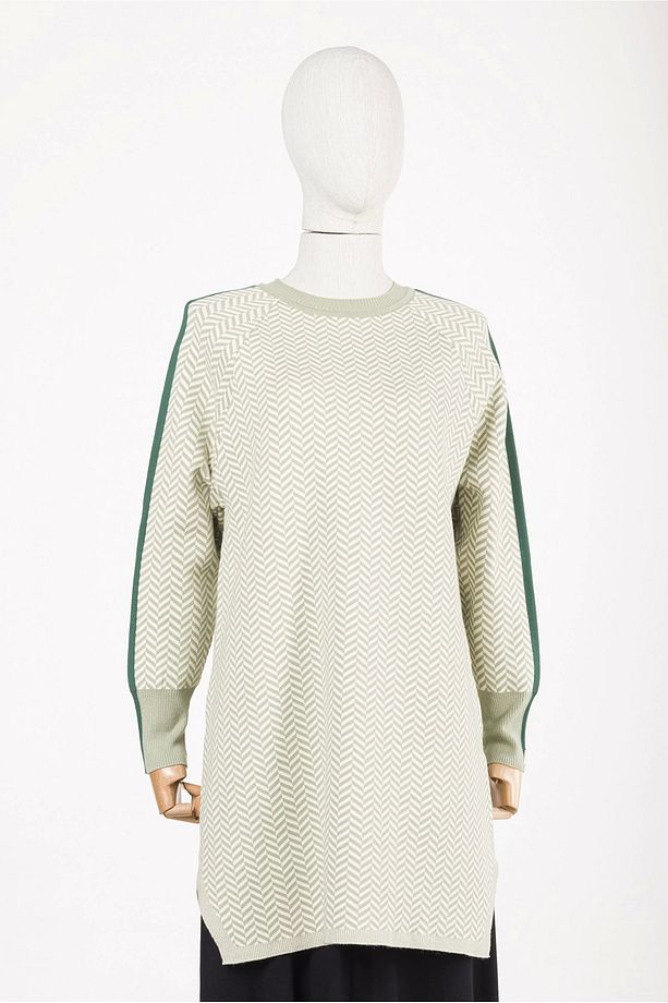 İNVEE 6867 Çağla Triko Tunik - 5
