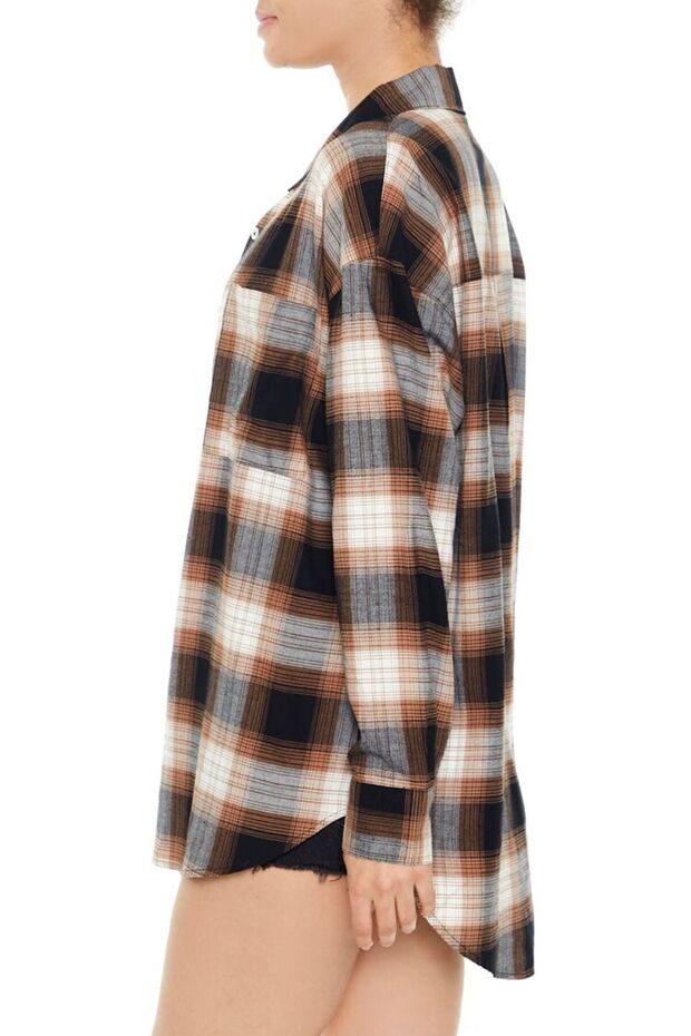 Ekose Desenli Gömlek - 5