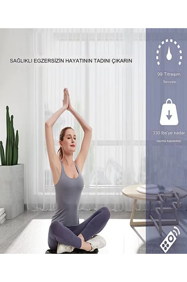 Pfm02 3d Titreşimli Egzersiz Aleti Yüksek Hız Tüm Vücut Egzersizi Kilo Kaybı Için Ev Ofis Spor - 8