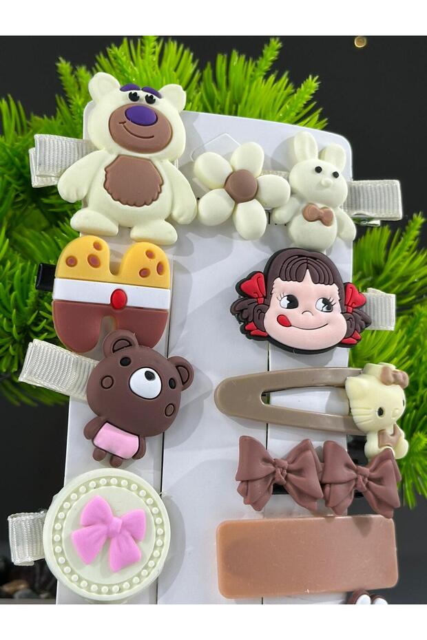 مجموعة إبزيم متعددة بأشكال ملونة عالية الجودة - 2