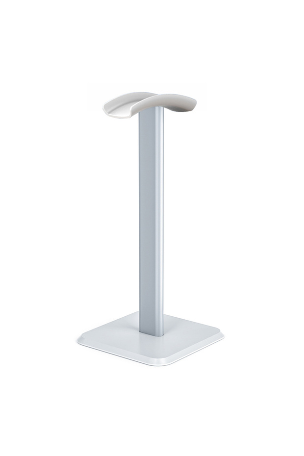 White Version Aluminium Alloy Metal Headset Stand Holder Headphone Rack Mount Hanger Flexible Earpho