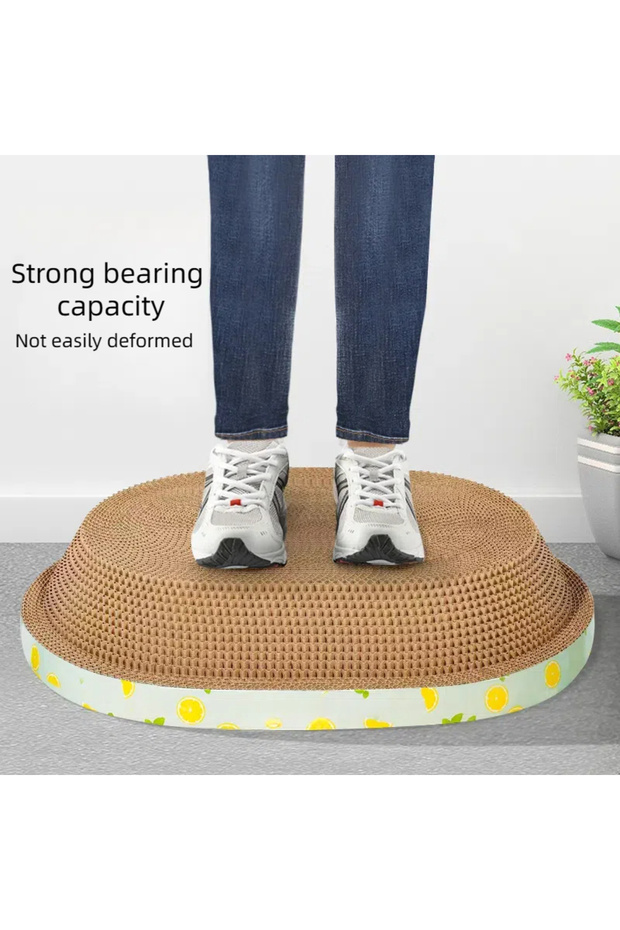 Cardboard Cat Scratchers Round Shape Scratching Bed Scratch Lounge for kitten play scratch - 7