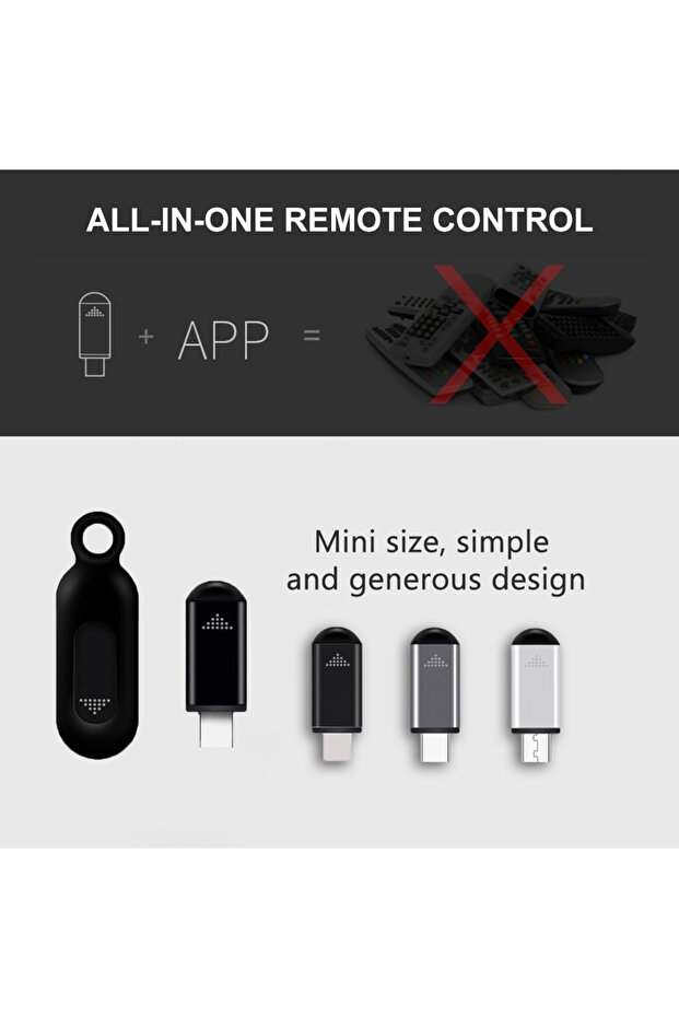 Smartphone Universal IR Remote Control Type C USB for iPhone Adapter Infrared Smart Remote For TV... - 3