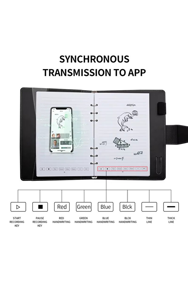 Newyes Digital Handwriting Note Book smart Sync Pen Diary Smart Writing Set Cloud Notebook With A... - 6