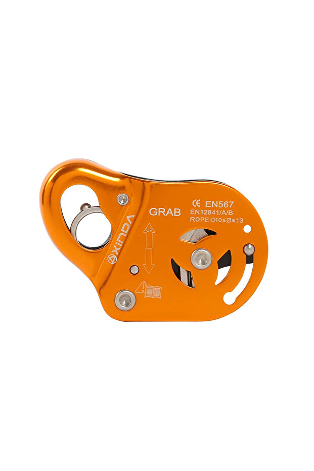 Gold Rock Climbing Asending & Descending Safety Equipment Removable Rope Gripper Automatic Lock Anti