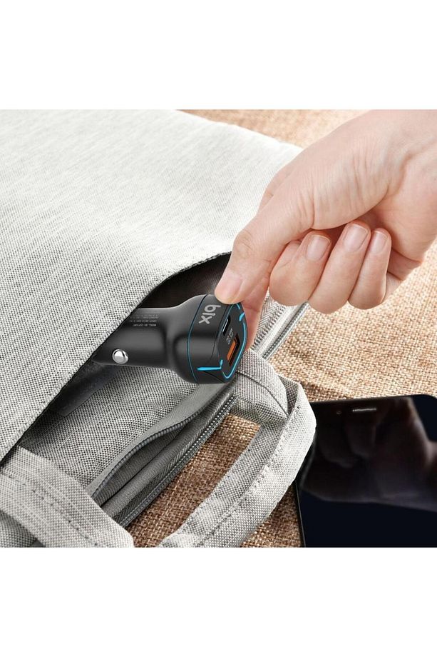 Bx-ccp36bk 36w Qc 3.0 Usb Pd Araç Içi Hızlı Şarj Adaptörü Siyah - 6