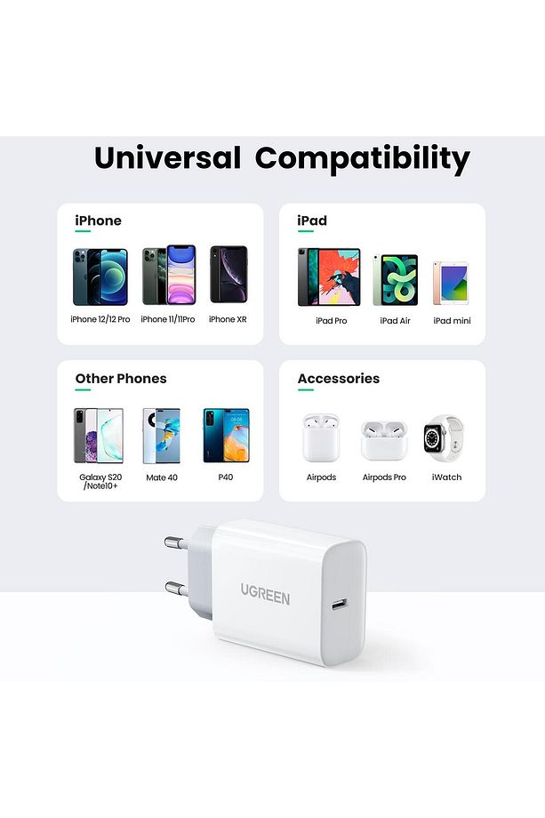 20w Pd Şarj Cihazı Ve Pd To Lightning Iphone Data Şarj Kablosu 1 Metre - 4