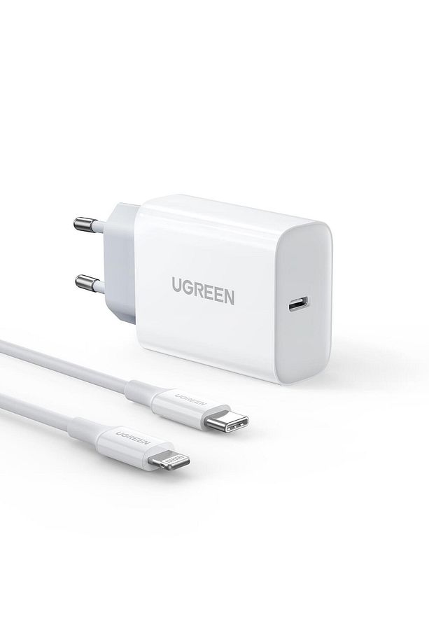 20w Pd Şarj Cihazı Ve Pd To Lightning Iphone Data Şarj Kablosu 1 Metre - 1