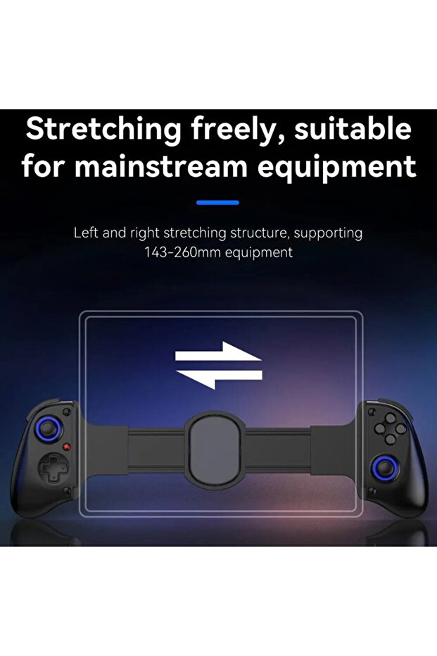 D11 Mobile Phone Stretching Game Controller Bluetooth Stretching Cooling Game Controller Gamepad ... - 6