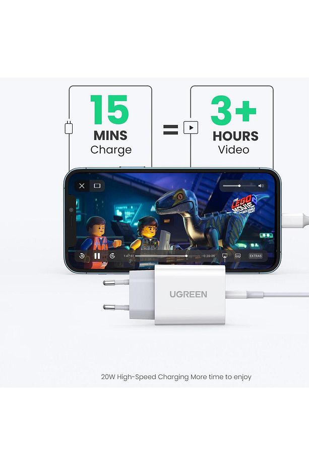 20w Pd Şarj Cihazı Ve Pd To Lightning Iphone Data Şarj Kablosu 1 Metre - 3