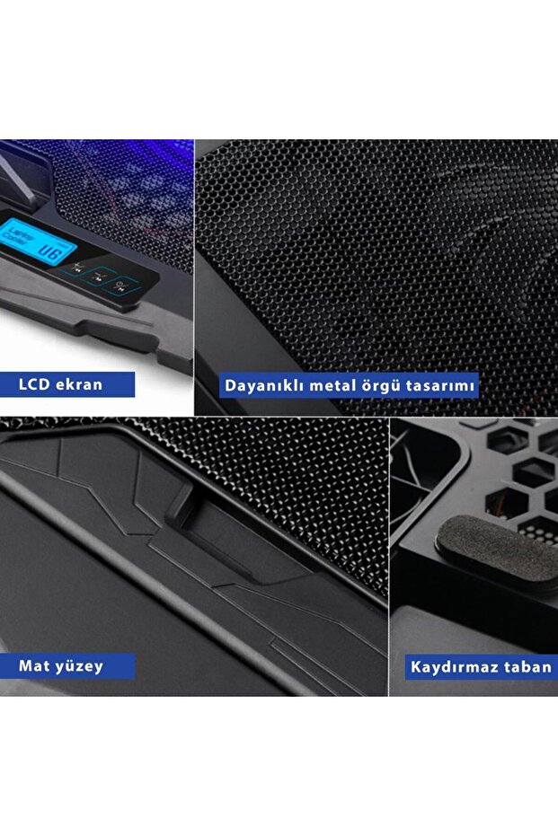 C1 Led Ekranlı Notebook Soğutucu - 2