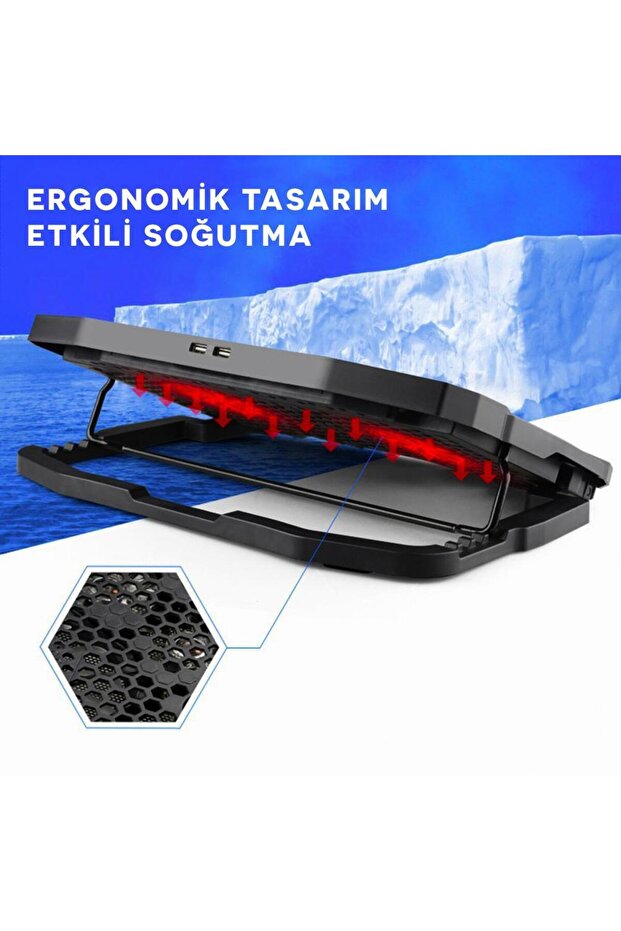 C1 Led Ekranlı Notebook Soğutucu - 5
