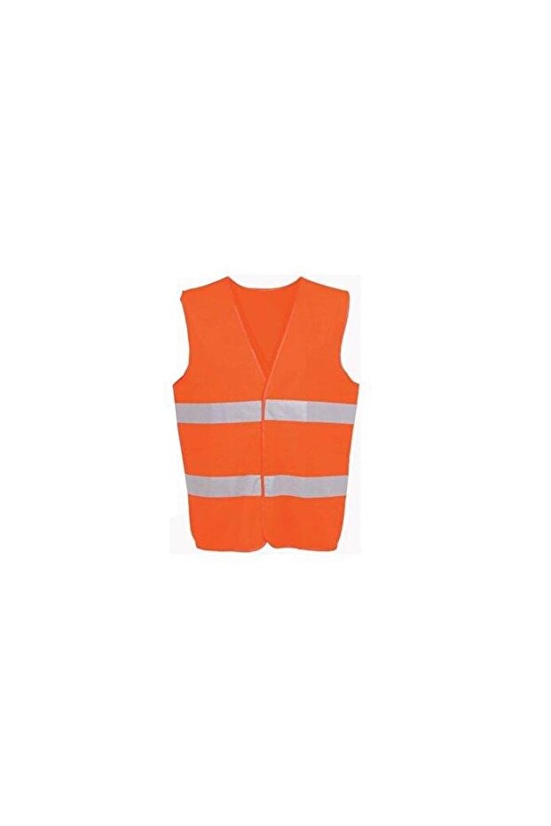سترة تحذير قياسية - برتقالي (XL) - 1