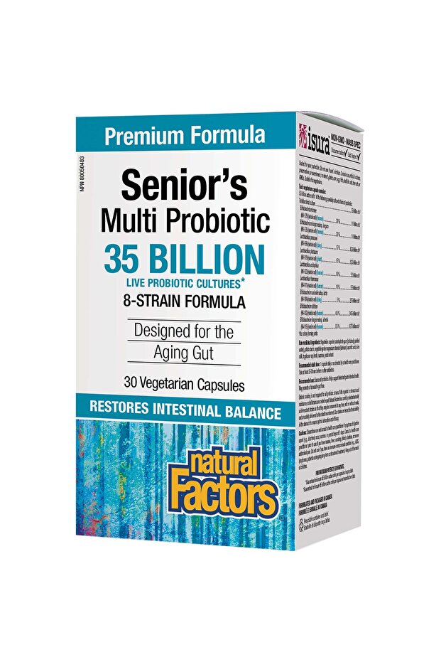 Seniors Multi Probiotic, 35 Billion Active Cells, 30 Veggie Capsules