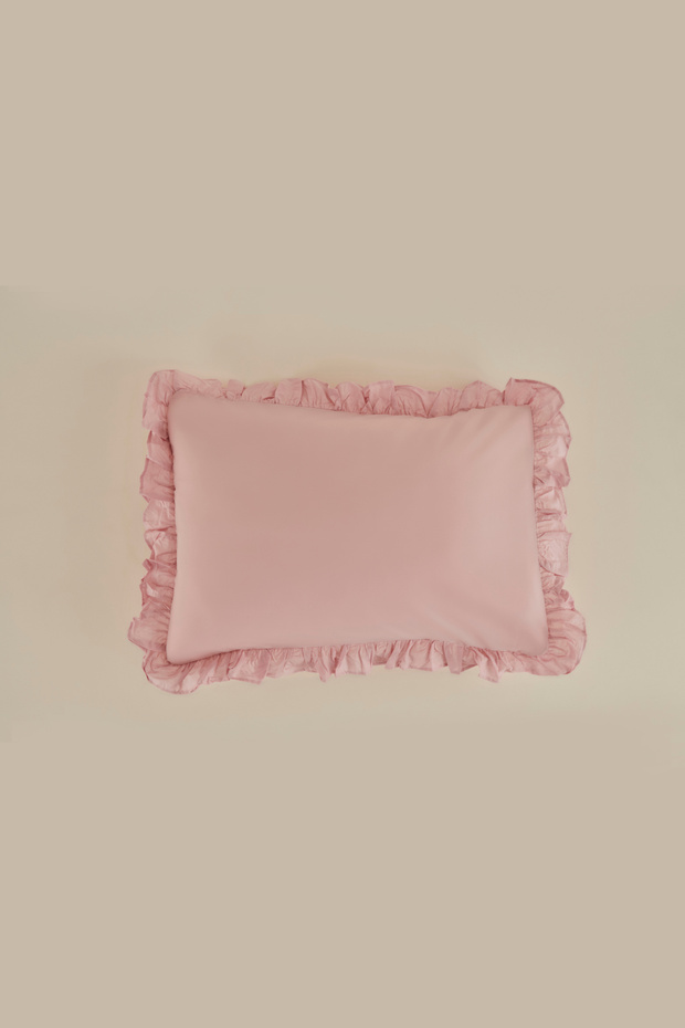 Basic 2'li Yastık Kılıfı Pudra - 2