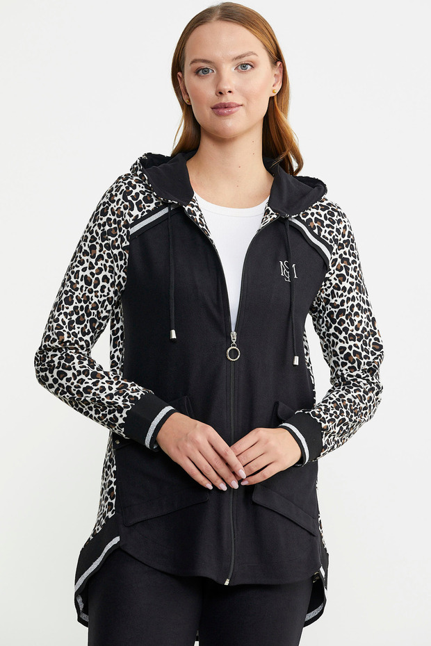 White Leopard Patterned Comfortable Set - 2