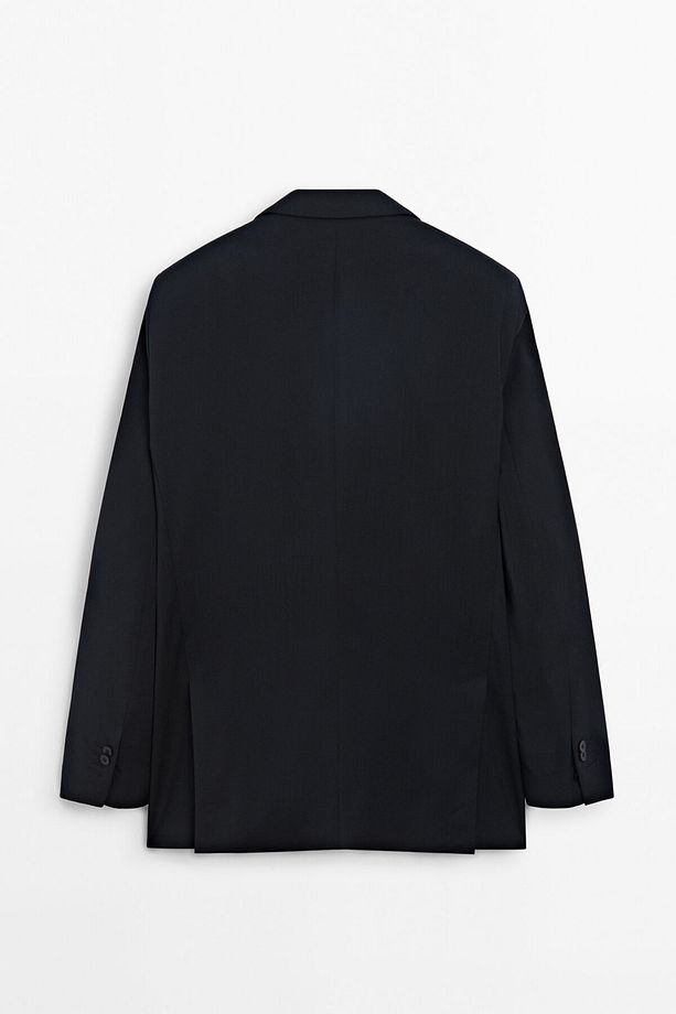 %100 yün klasik blazer - 7