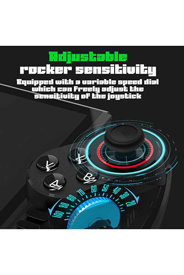 PG-9777 Stretchable Gamepad Bluetooth Game Controller For PC  iOS Android Switch Adjustable Vibra... - 4