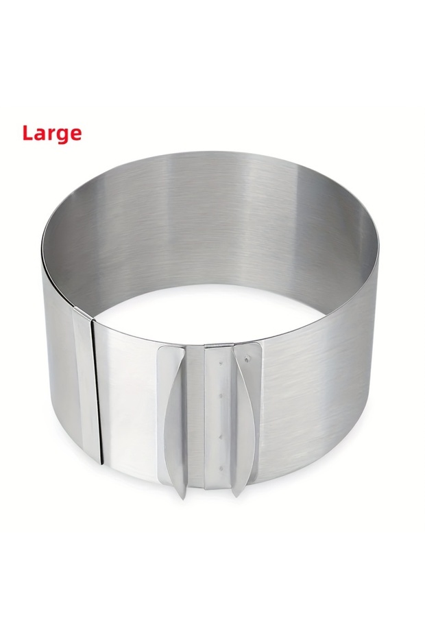 Round Lager 16-30cm 1pc Deluxe Round Adjustable Stainless Steel Cake Ring Mold Retractable Mousse Ca
