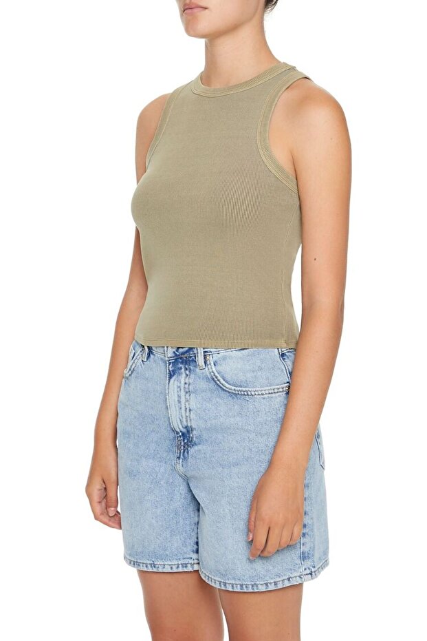 Fitilli Örgü Atlet - 4