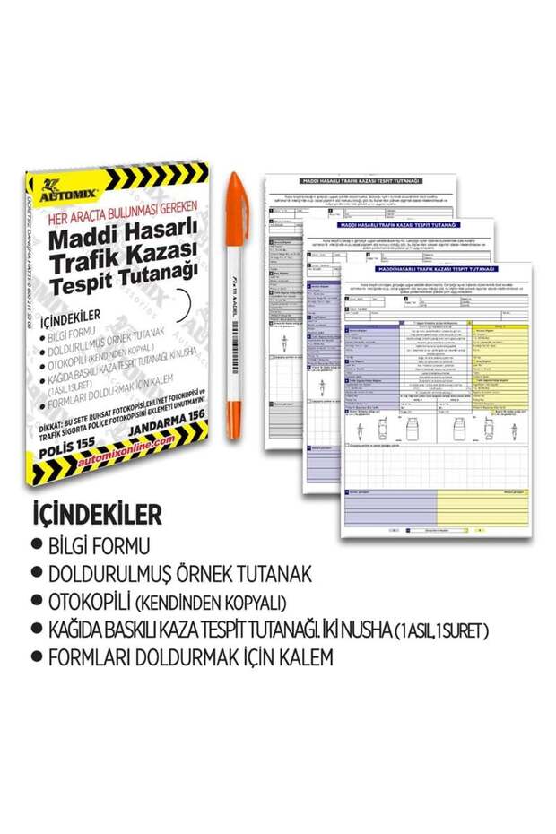 Kaza Tespit Tutanağı - 1