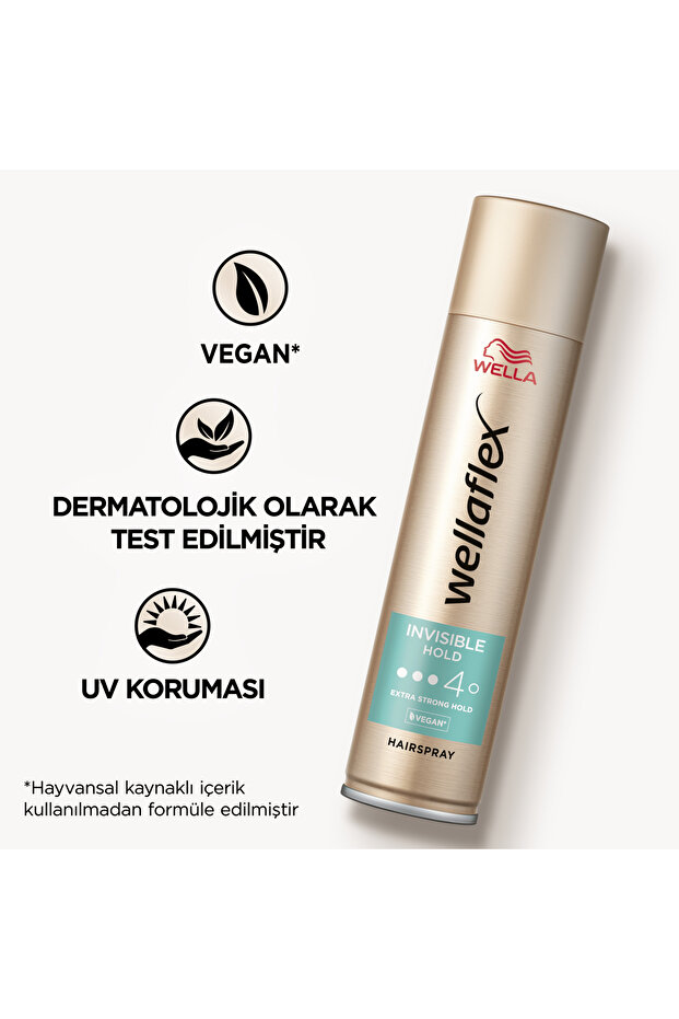 Wellaflex Invisible Hold Görünmez Tutuş Sağlayan Saç Spreyi Extra Strong Hold  400 ml - 4/5 Hold - 6