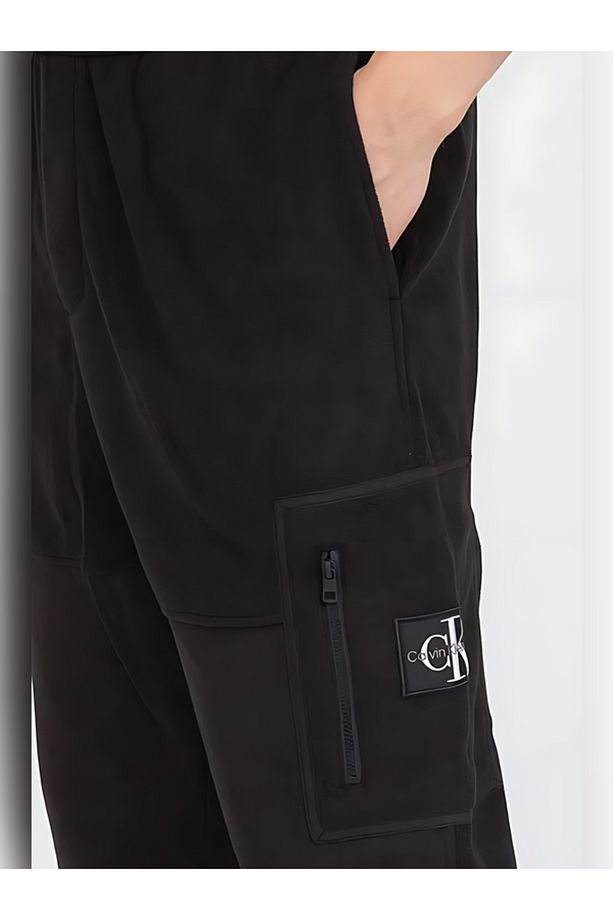 Fleece Blocking Cargo Hwk Pant Erkek Eşofman Altı - 4