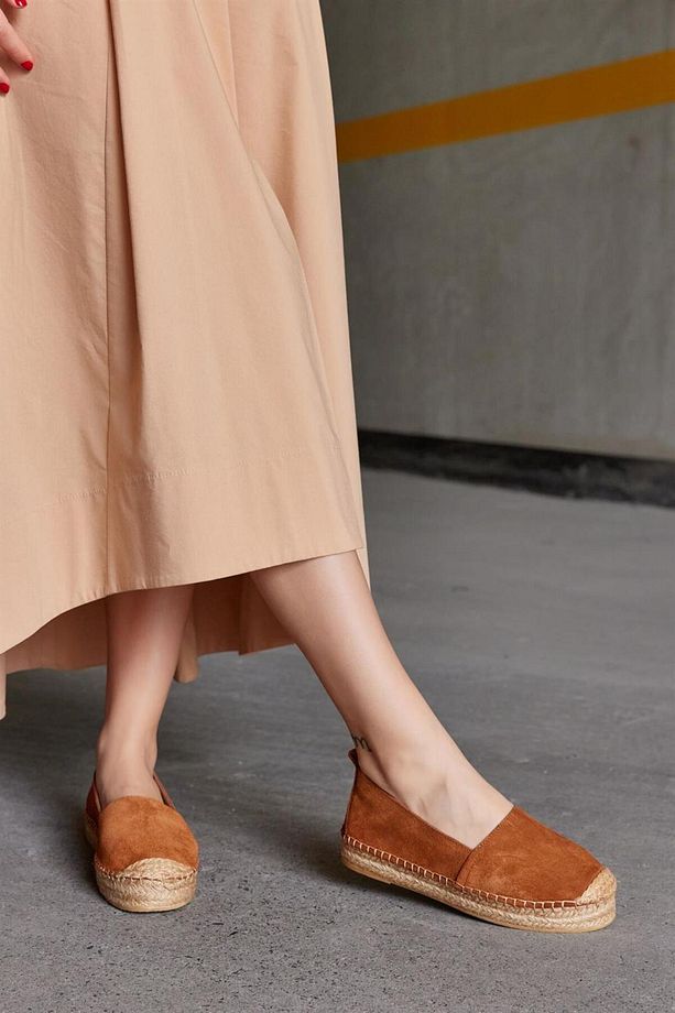 Best Taba Süet Kadın Espadril Ayakkabı - 2