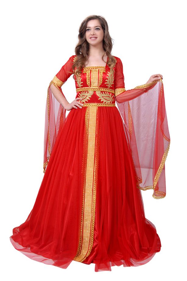 Bindallı Kaftan  Kına Elbisesi - 1