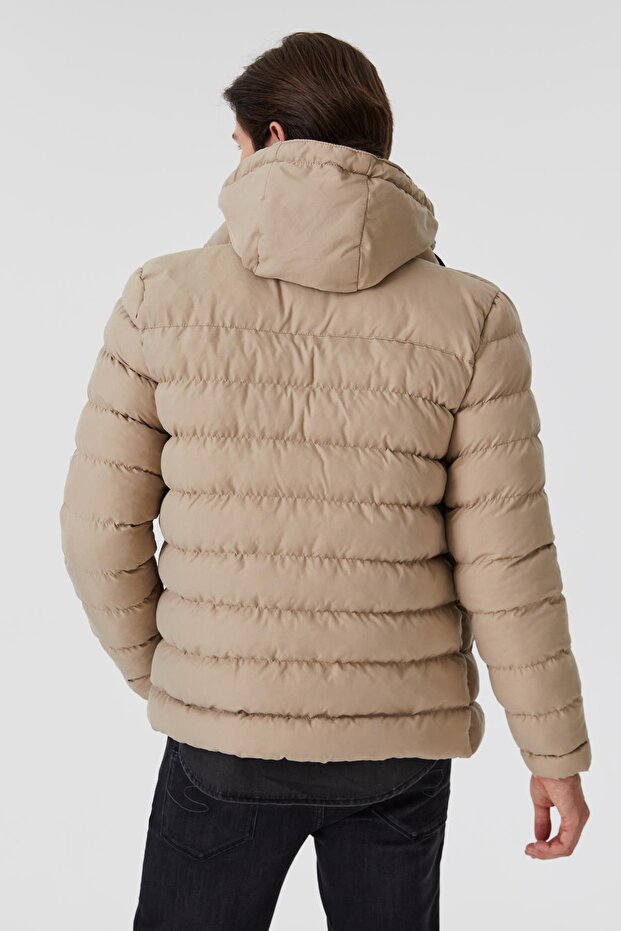 Glory Erkek Şişme Mont Taş - 4