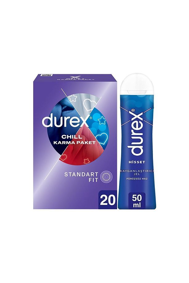 Chill Karma Paket Prezervatif 20’li + Durex Play Hisset Kayganlaştırıcı Jel 50 ml - 1