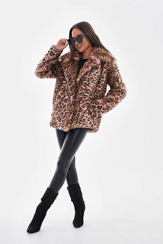 LEOPAR CEKET YAKA KÜRK - 8