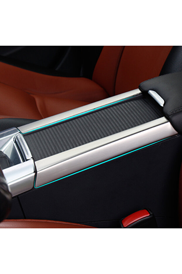 High quality 2PCS Stainless steel For Volvo S60 /S60L/ V60/ XC60 cup holder armrest box silver de...