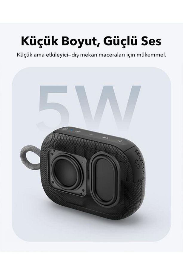 Soundcore Select 4 Go Kablosuz Bluetooth Hoparlör - Siyah - A31x1 - 4