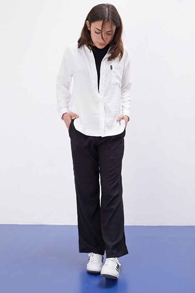 White Girl's Hooded Shirt Suit 17959
