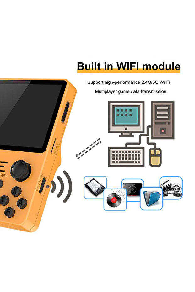 RGB20S Retro Game Console 3.5 Inch IPS Screen Portable Video Game Mini Portable 3500mAh Type-C fo... - 5