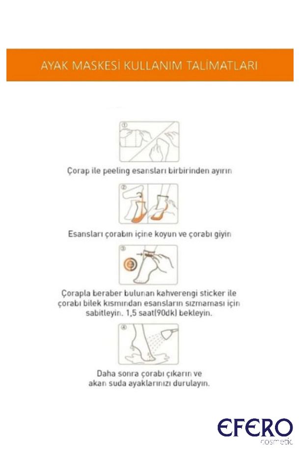 Ayak Soyucu Çorap Ölü Derileri Soyan Ayak Çorabı Peeling Maskesi - 2