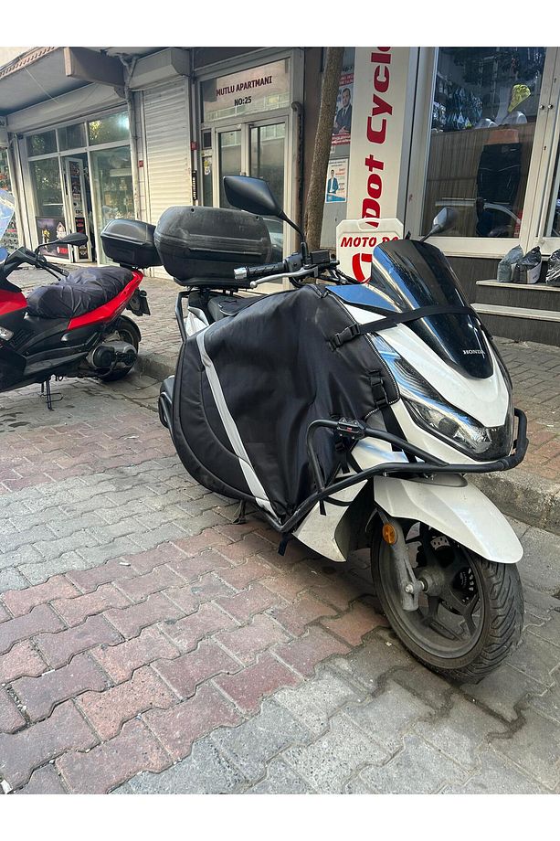 Xmax Pcx Nmax Adv Maxi Scooter Motosiklet Diz Örtüsü Koruma Örtüsü Rüzgarlık Su Ve Rüzgar Geçirmez - 4