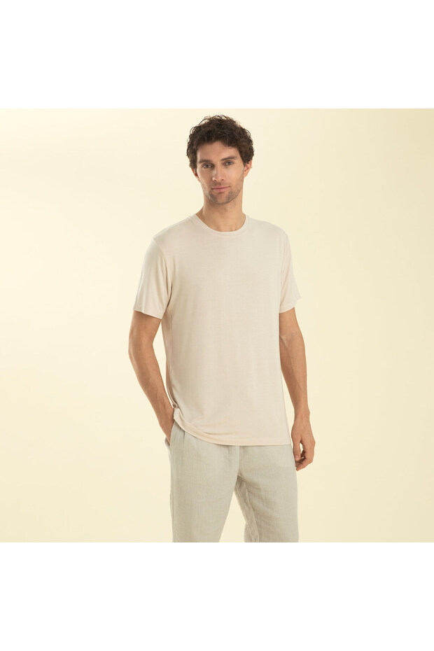 Albano T-Shirt Beige