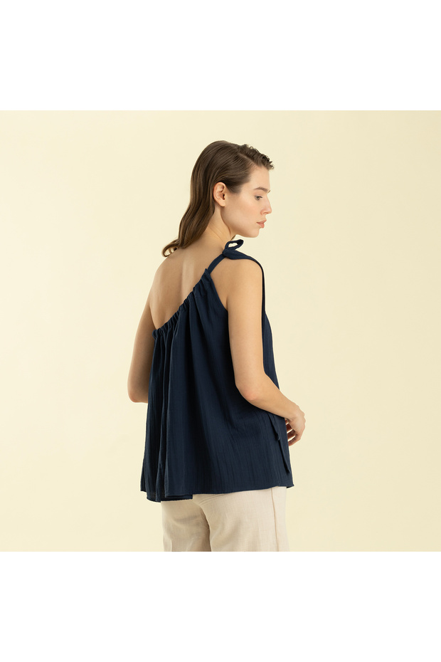 Volumınoso Top Marin Mavi - 4