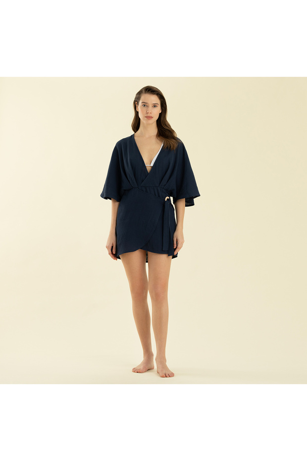 Brıse Elbise Marin Mavi - 1