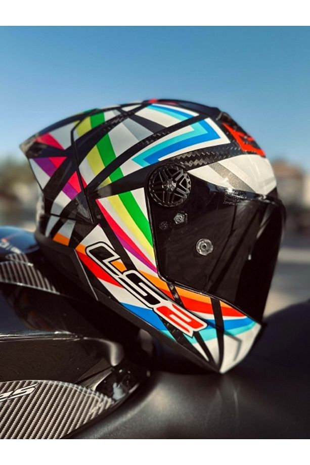 Thunder Karbon Gp Aero Flash Siyah Kask - 1