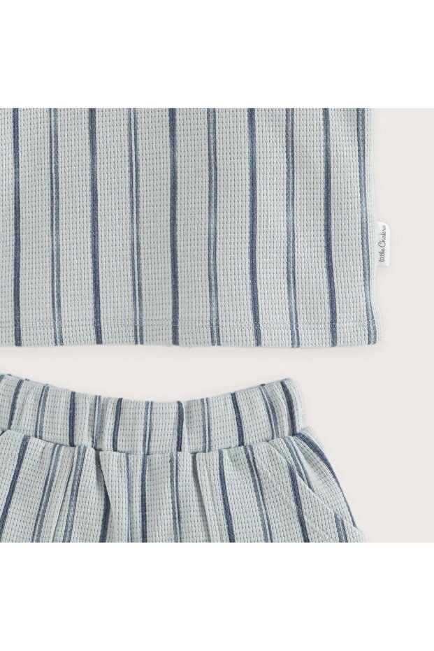 Under The Sea Tshirt&Şort Set Gri - 2