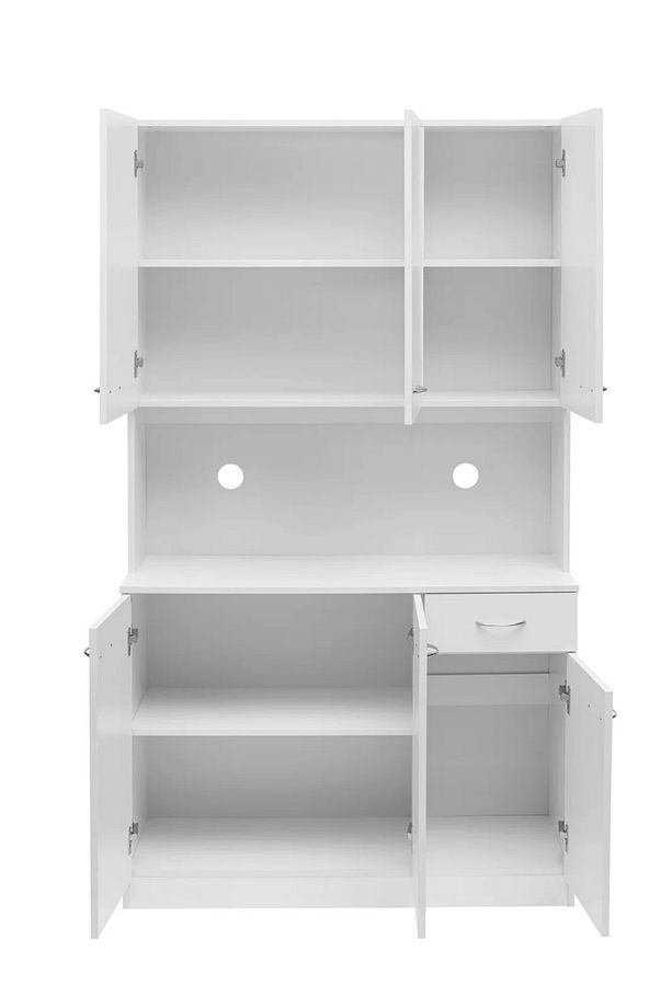MDF Mutfak Dolabı, Beyaz Çok Amaçlı Mutfak Dolabı, Hazır Mutfak Dolabı, Mutfak Kiler Erzak Dolabı - 3