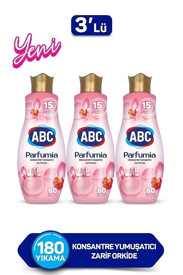 Parfumia Konsantre Çamaşır Yumuşatıcısı Zarif Orkide 3 X 1440 ml - 1