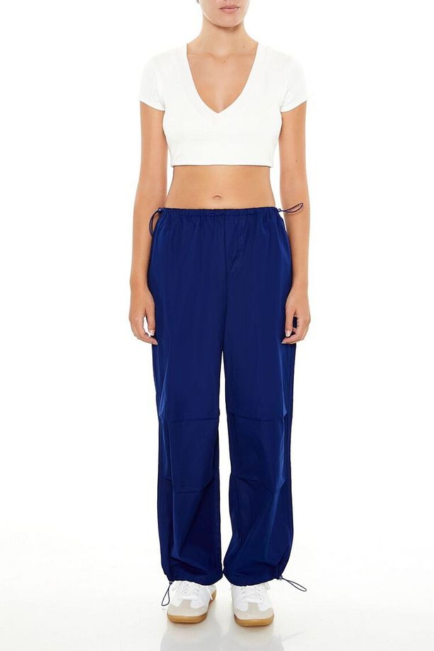 Toggle Drawstring Paraşüt Pantolon - 2