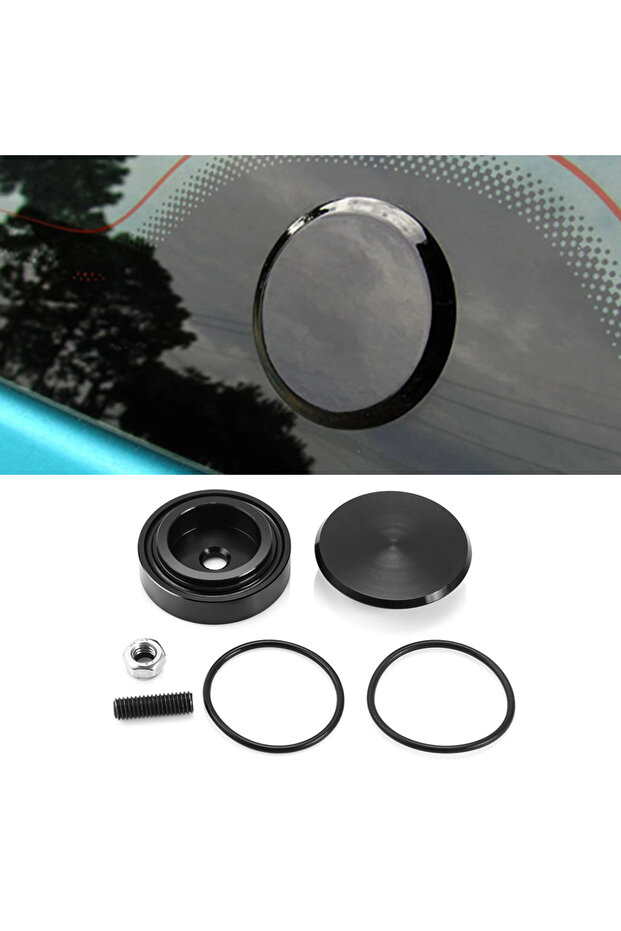 1 Set Aluminum Car Rear Wiper Delete Kit Plug Cap Universal Car Accessories